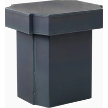 Louise Roe Funki Ham Demir Lakeli, El Işçiliği Tasarım Dekoratif Tabure