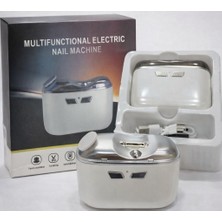 Sinka Tırnak Kesme ve Törpüleme 2in1 LED Işıklı Şarjlı Tırnak Bakım Cihazı Sessiz Çalışma Manikür