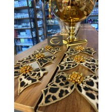 Ars Leopar Taşlısunumpeçetesi,6'lı Kokteyl Peçete, Fiyonk Leopar Peçete