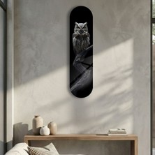 Decorita Cam Kaykay Tablo | Baykuş | 80X20