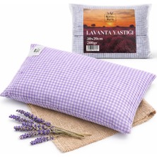 Strauss Home Doğal Lavanta Yastığı 20X30 cm – El Yapımı, %100 Pamuk, Rahat Uyku Için