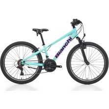 Bianchi XR24.2 21-V Vb Erkek Çocuk Dağ Bisikleti - Celeste-Mor - 31 cm