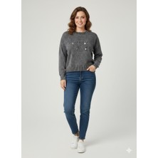 Centilmen Bdk Triko Aksesuar Işlemeli Bluz 161-1