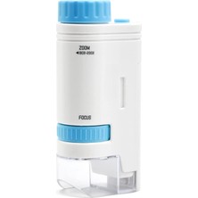 Mini El Mikroskopu, 200X Büyütme Kapasitesi, LED Işıklı Tasarım, Hd Yüksek Görüntü Kalitesi, Tek Elle Rahat Kullanım, Hafif ve Kompakt Tasarım, Eğlenceli ve Öğretici Mini El Keşif Mikroskopu