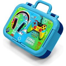 Coral High Kids Kulaklık Game Desenli Paslanmaz Çelik Beslenme Kabı 39365