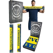 Fenerbahçe Unısex Velhasıl Sevdik Feneri Şal Lazer Kutu Hediyeli