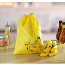 Saban Muz Saklama Organizeri – Büzgülü Meyve Kesesi, Kararmayı Geciktirir