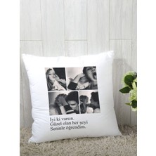 Kişiye Özel Baskılı Yastık (4 Fotoğraflı)