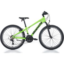 Bianchi XR24.2 21-V Vb Erkek Çocuk Dağ Bisikleti - Yeşil-Siyah - 31 cm