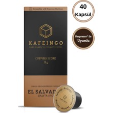 Kafeingo El Salvador Shasta Kahve 40 Kapsül (Nespresso Uyumlu)