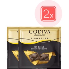 Godiva %90 Bitter Kare Çikolata - 52 Gram
