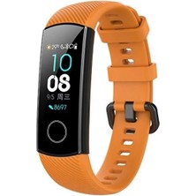 Mi7a Honor Band 4 / Band 5 Akıllı Saat Uyumlu Sportif Çizgili Silikon Kordon/kayış