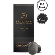 Kafeingo Guatemala Finca El Portal Kapsül Kahve 10’lu – Nespresso Uyumlu, Orta Kavrum, Çikolata & Hafif Baharat Aroma %100 Arabica