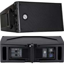 Shile HDL20-A 2X10" 1400 Watt 2 Yollu Profesyonel Aktif Line Array Kabin Hoparlör