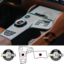 Ael-Tech Kia Sportage Uyumlu Vites Etrafı ve Şarj Ünitesi Tpu Koruyucu 2'li Set 2026-2027