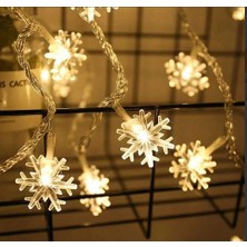 Eco Port Kar Tanesi 5m 28 LED Gün Işığı Kar Tanesi:4cm Mz-16-18