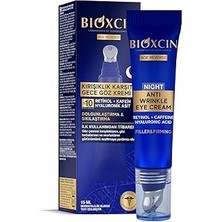 Starseven Bioxcin Age Reverse Gece Göz Kremi 15 ml – Retinol, Kolajen, Hyaluronik Asit ve Bitkisel Kompleks I