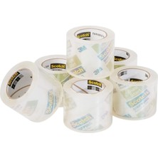Scotch Sure Start Shipping Ambalaj Bandı, 4,8 cm x 25 Yd, Paketleme, Nakliye ve Posta Için Tasarlandı, Yarma Veya Yırtılma Yok, 1,5 Inç Çekirdek, Şeffaf, 6 Rulo (DP-1000RF6)