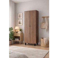 2 Kapaklı 5 Raflı Mutfak/kiler/banyo/ofis Dolabı Çok Amaçlı Dolap