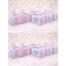 Patladı Gitti Cinsiyet Öğrenme Lokum Kutusu – Kız Mı Erkek Mi? (25 Adet)