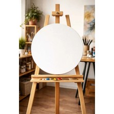 Samor Sanat Daire Tuval 20 cm Çap