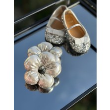 Joinkidz Metalik Daisy Scrunchie Parlak Kabarık Toka