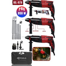 RKL-9170 Retools Bordo 3'lü Set 2.28 Pro Kırıcı Delici