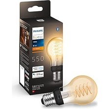 Starseven Hue White E27 Filament A60 550 Lm, Sıcak Beyaz Işık, Kısılabilir, Uygulama Üzerinden Kontro