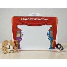 Lapin Eğitim Hizmetleri Hacivat & Karagöz Sahnesi Işıklı 80×60 cm