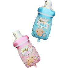 Patladı Gitti Cinsiyet Belirleme Partisi Kız Mı Erkek Mi 'li Biberon Folyo Balon Seti