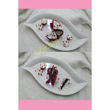 Gökbin Kadın Genç Anne Kız Çocuk Kalpli Fiyonk Mandal Toka Fiyonk Pens Toka