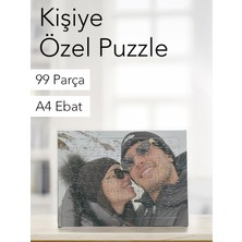 Kişiye Özel Puzzle │99 Parça │a4 Ebat │sevdiklerinizi Mutlu Edin │