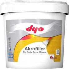Dyo Akrofiller Dış Cephe Macunu 4,5 kg Beyaz