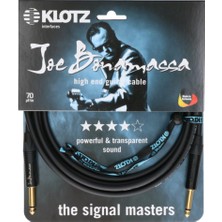 Klotz Joe Bonamassa Neutrik Düz Altın Uçlu 3mt Gitar Kablosu