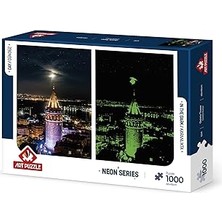 Starseven Puzzle Galata Kulesi 1000 Parça Neon Puzzle