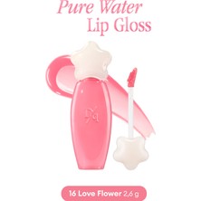 Dasique Nemlendirici ve Besleyici, Dudak Parlatıcısı Dasıque Pure Water Lip Gloss (16 Love Flower)