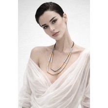 Dual Necklace-Gold / Imitation Jewelry