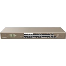 Nil Avm Ip-Com F1126P-24-250W 24 Port 10/100+ 2XRJ45/1X1GB Sfp Combo 250W Poe Racmount Swıtch