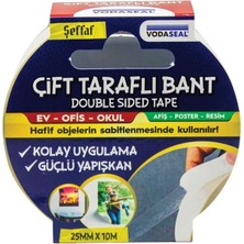 Vodabond Vodaseal Çift Taraflı Filmik Bant 25 mm 10 Metre