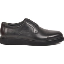 Ayakmod Siyah Hakiki Deri Erkek Günlük Ayakkabı 917 M