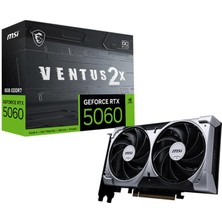 MSI Msı Geforce RTX5060 8g Ventus 2x Oc 8gb Gddr7 128BIT 1xhdmı 3xdp Ekran Kartı