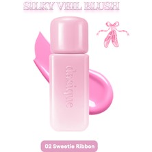 Dasique Ipeksi Bitiş Sunan Hafif Yapılı Likit Allık Dasıque Silky Veil Blush (#02 Sweetie Ribbon)