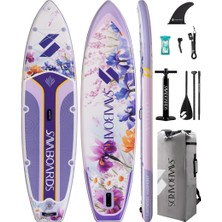 SavaBoards Lavender Harmony Geniş ve Dengeli Şişme Paddle Board 335X86X15 cm Touring Sup Seti