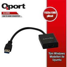 Nil Avm Qport Q-Uhd USB 3.0 To HDMI Dönüştürücü