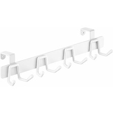 Microcase Kapı Arkası Çok Amaçlı Elbise Çanta Vb Metal Eşya Askılığı AL5446