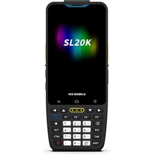 M3 mobile M3 Mobıle SL20K X/w 2d Karekod Andr.13 4GB/64GB 13MP Wıfı+Bluet. 4" Tuşlu Ekran El Terminali