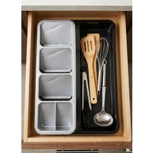 Cook&Kitchen Smart Kaşıklık 2'li Siyah 400X275X55