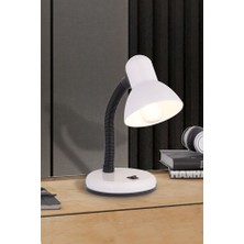 Polenta Stil Masa Lambası Beyaz