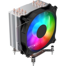 Fsp Nc5 Argb 120MM Cpu Kule Tipi Hava Soğutma Sessiz Çalışma Doğrudan Temas Tasarımlı 6 Adet Bakır Isı Borusu (Amd Am4-Am5 ve Intel Tüm Işlemciler ile UYUMLU)(1923)