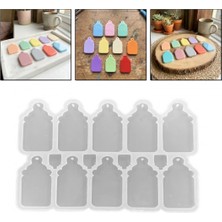 Epoksi Silikon Kalıp Bebek Biberonu Anahtarlık Kalıbı 10 Lu